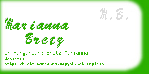 marianna bretz business card